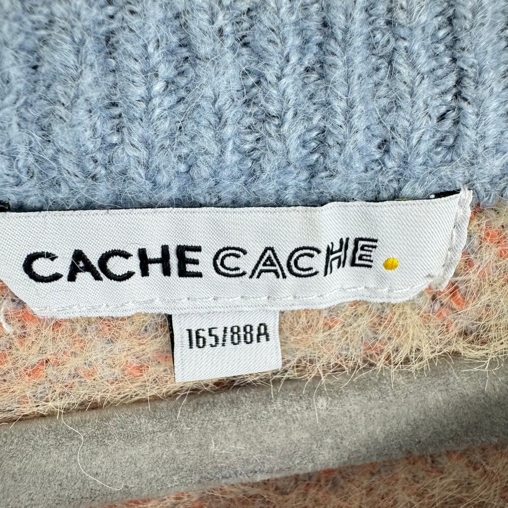 Cache Cache Aztec Colorful Tight Knit Fuzzy Cozy … - image 4